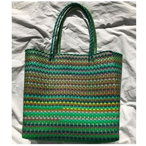 Handwoven Mexican Plastic Shopper  - Marni